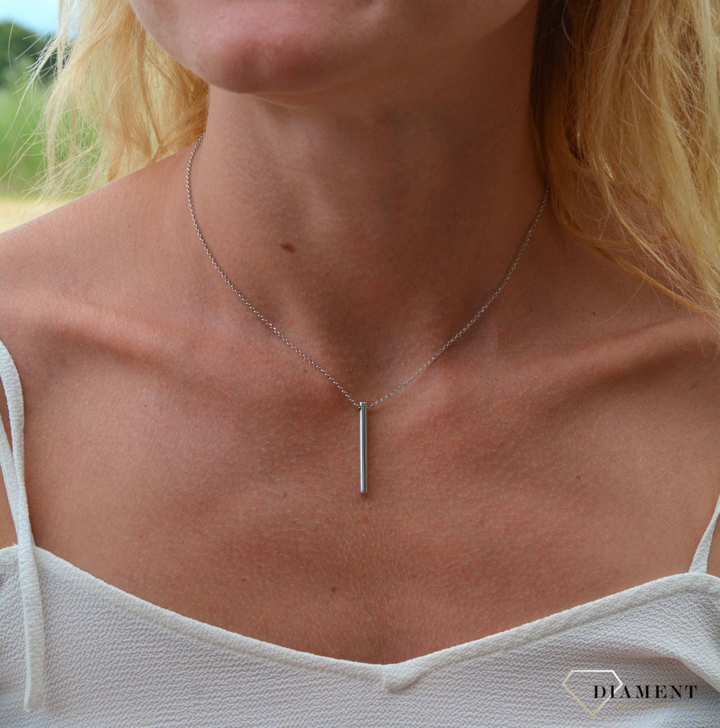 Naszyjnik srebrny 925 patyczek gładkiC RM 20993 043 sv.jpg